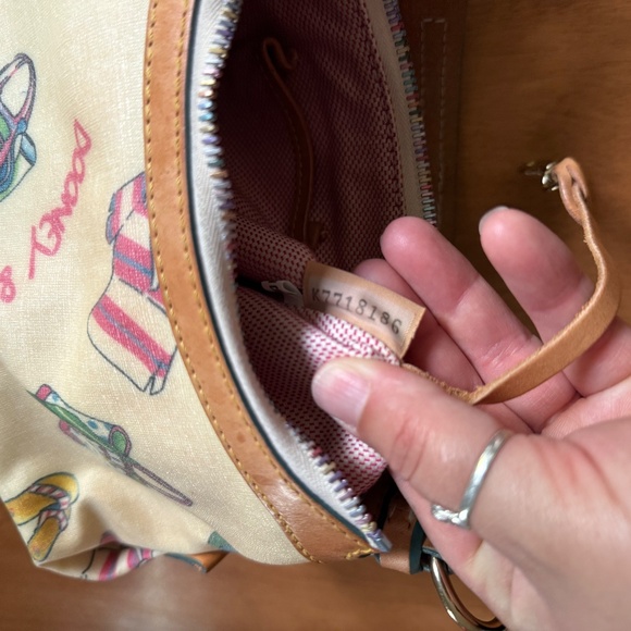 Dooney & Bourke Miami Beach Themed Slouch Shoulder Bag - Picture 13 of 14